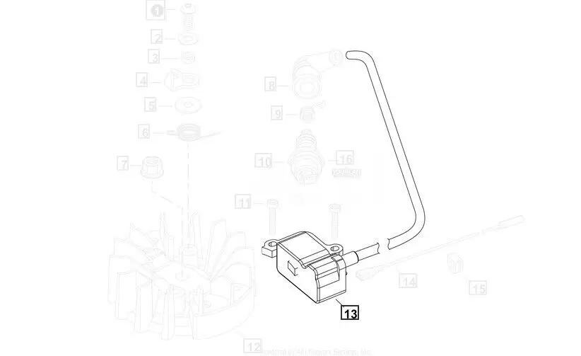 A411001801 Oem Echo Ignition Coil Ht-232 Hc-3810 Dh-235 A411001390 1