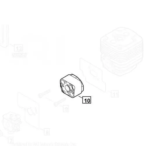 A200001180  Echo Intake Block Insulator 1