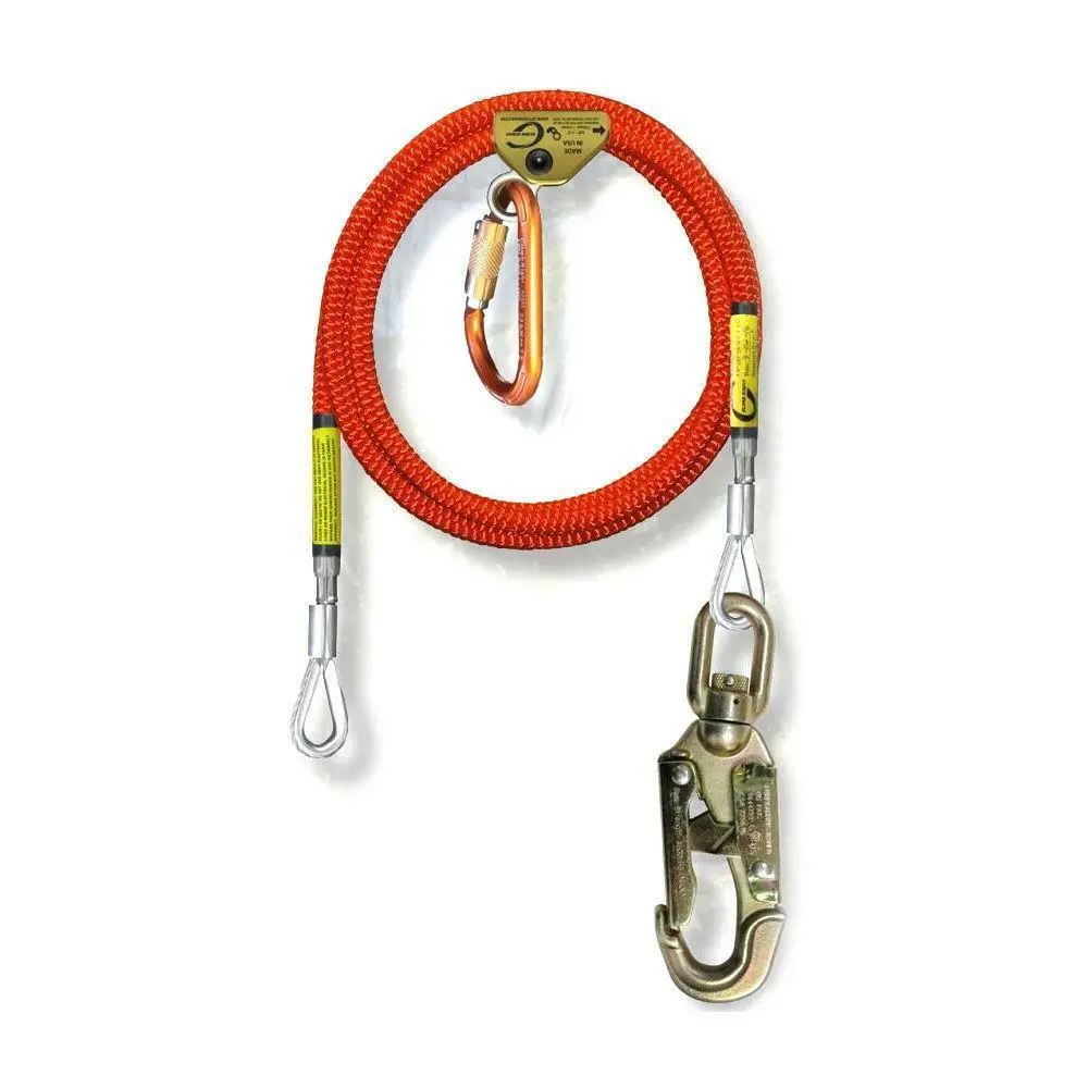 Spyder Steel Wire Core Lanyard 1/2" Flipline Kit 1