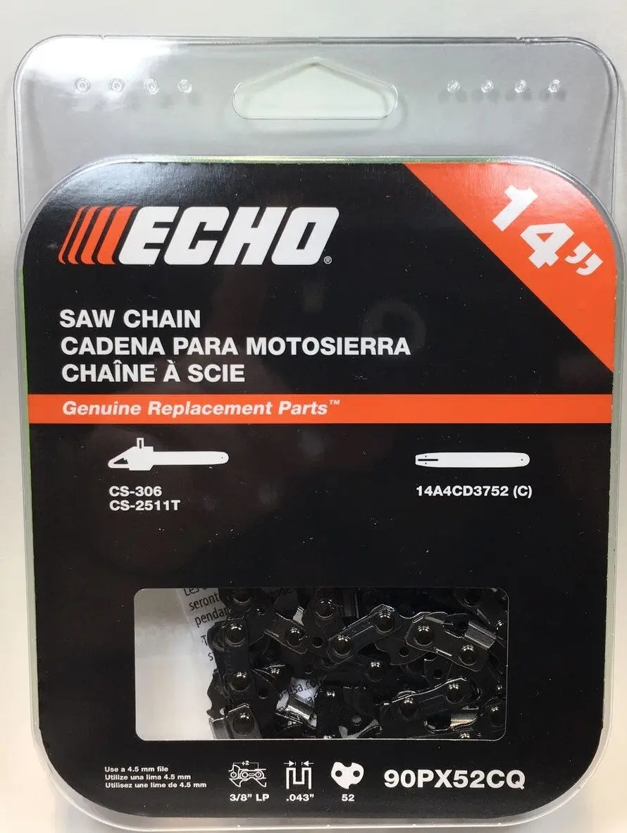 90Px52cq Echo 14" Micro-Lite Chainsaw Chain Cs-2511T 1