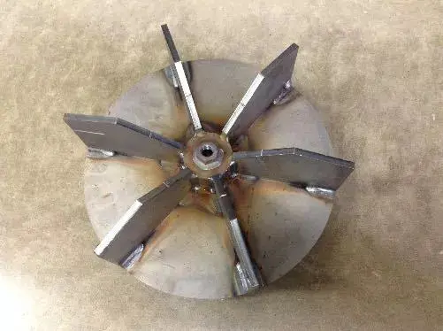 790103-S 790103 Billy Goat Leaf Truck Loader Unloader Impeller Fan Turbine 16" X 1.12 Bore 1