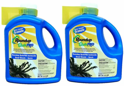 (2 Pack) Roundup Quikpro Weed Killer Herbicide (Quickpro) - 6.8 Lbs. 1