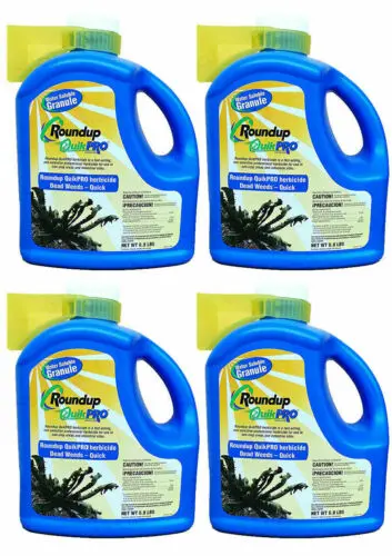 (4 Pack) Roundup Quikpro Weed Killer Herbicide (Quickpro) - 6.8 Lbs. 1