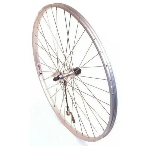 Alex 700C Silver Rear Hybrid Bike Wheel 135Mm With Cassette Hub 1