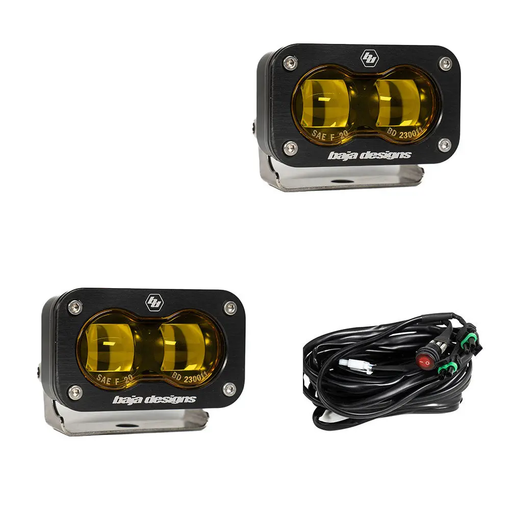Baja Designs - S2 Sae Led Auxiliary Light Pod Pair - Universal 2