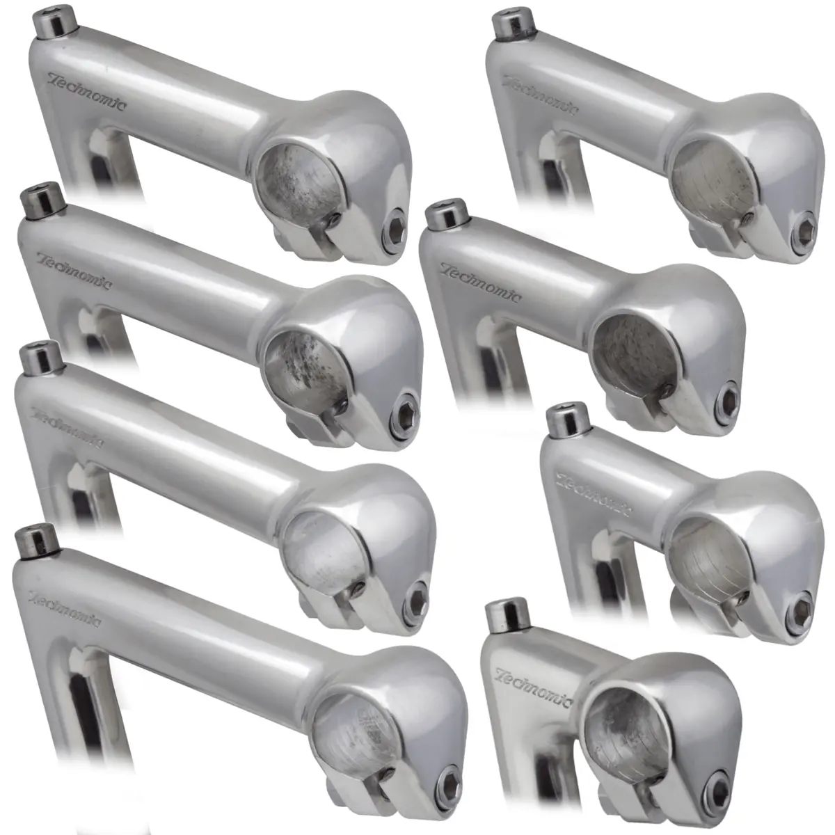 Nitto Technomic Ntc-225 22.2Mm Silver Long Quill 25.4Mm Clamp Stem 1