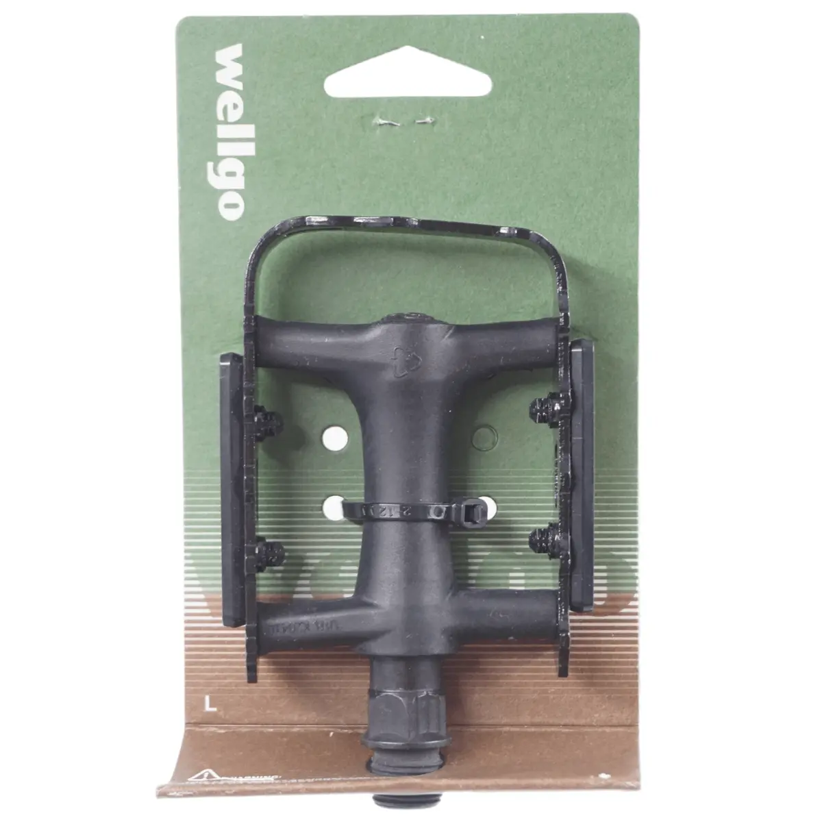 Wellgo M2373du Resin Pedal Alloy Cage 9/16" Black 1