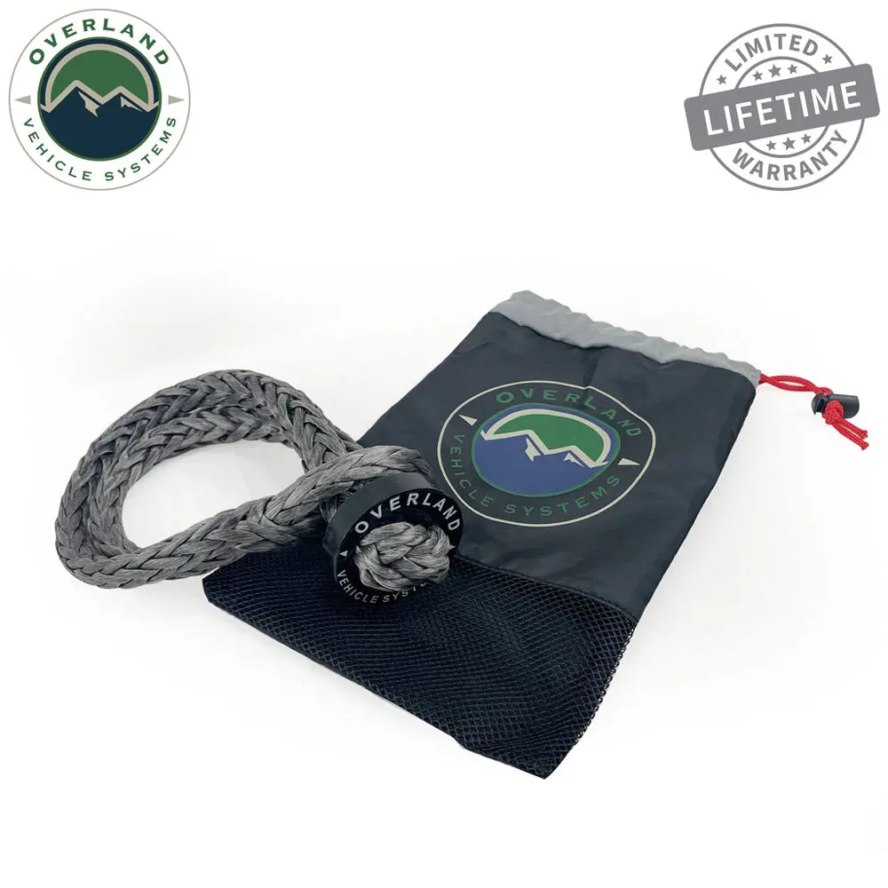 Overland Vehicle Systems - Soft Shackle 5/8" X 22" 44,500 Lb. With Collar With Storage Bag 1