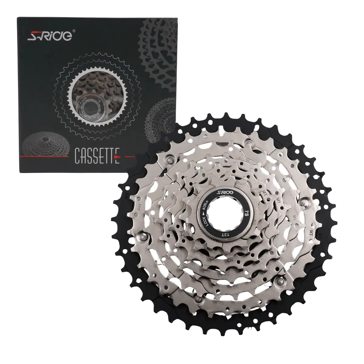S-Ride Cs-D200 7-Speed E-Bike 13-40T Cassette 1