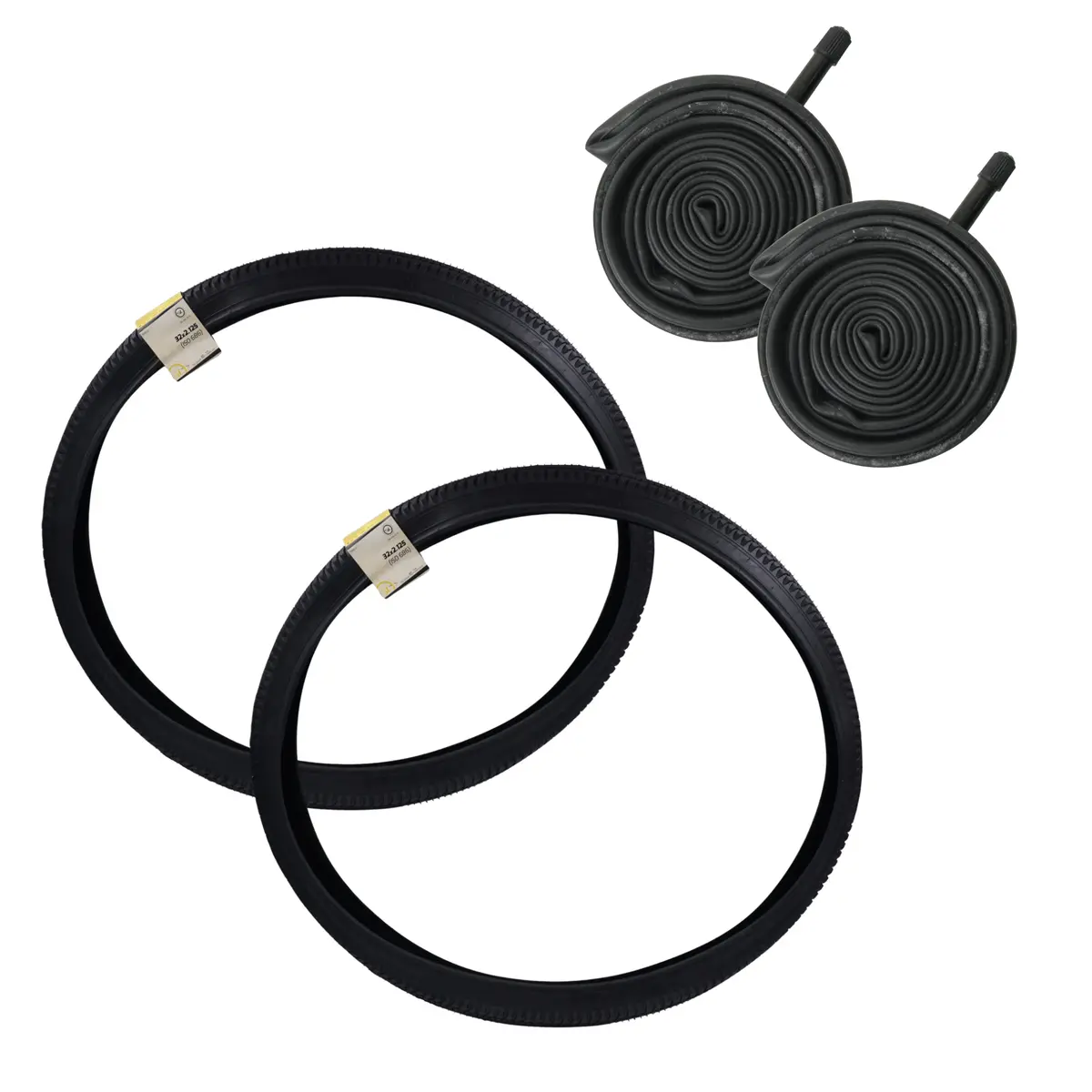Sunlite 32 Inch Cruiser Directional 32X2.125 Wire Bead Tires + Tubes Kit 686 Iso 1