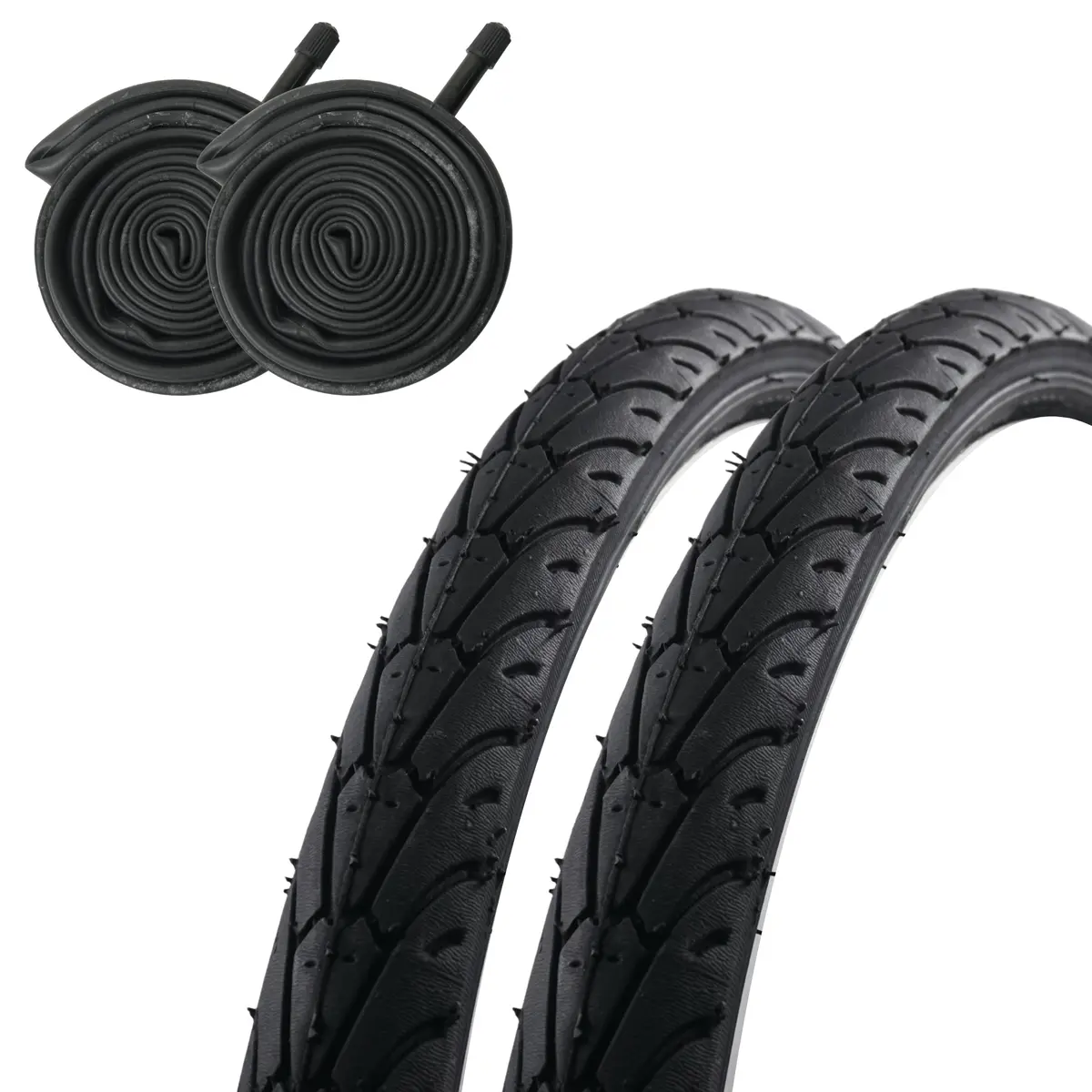Sunlite Vee City Slick Ii 26X1.75 Folding Tire Schrader Tube Kit 1