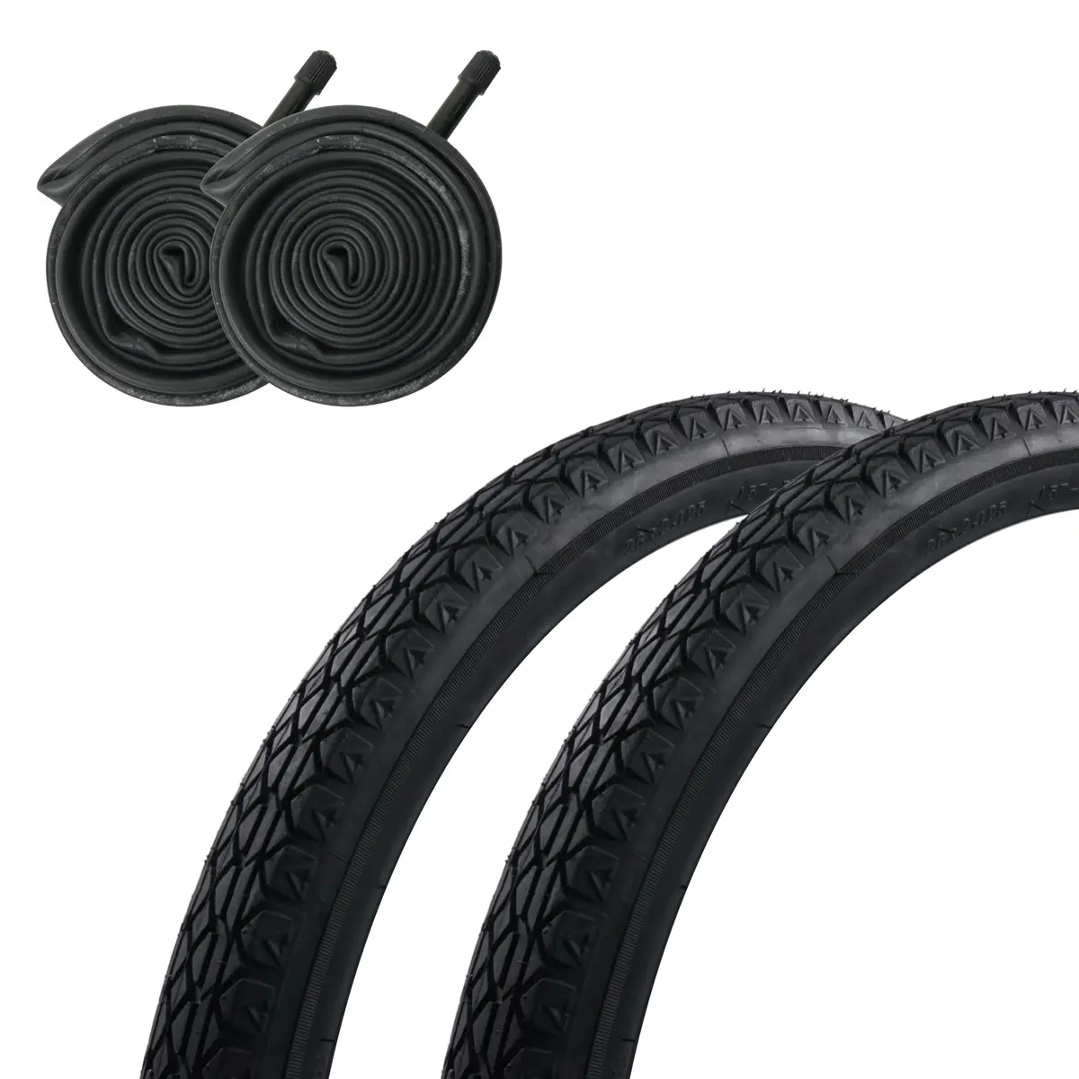 Sunlite Cruiser V52 26X2.125 Blackwall Folding Tire And Schrader Tube Kit 1