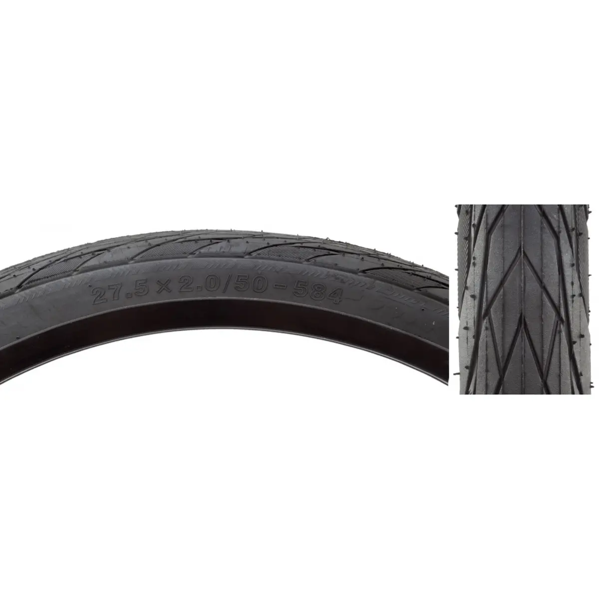 Sunlite Urban Slick 27.5X2.0 Wire Bead Tire 1