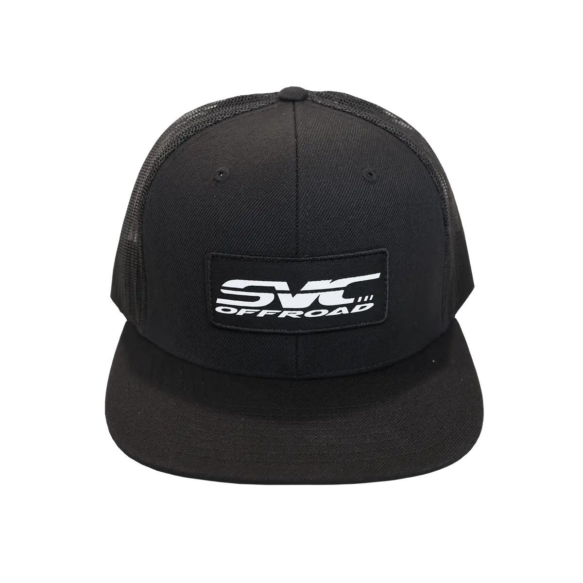 Svc Black Flat Bill Snap Back Hat 1