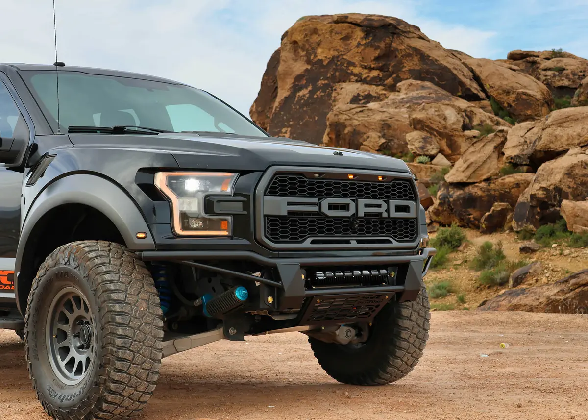 Svc Offroad Baja Flush Bolt-On Front Bumper - Gen 2 Ford Raptor 3