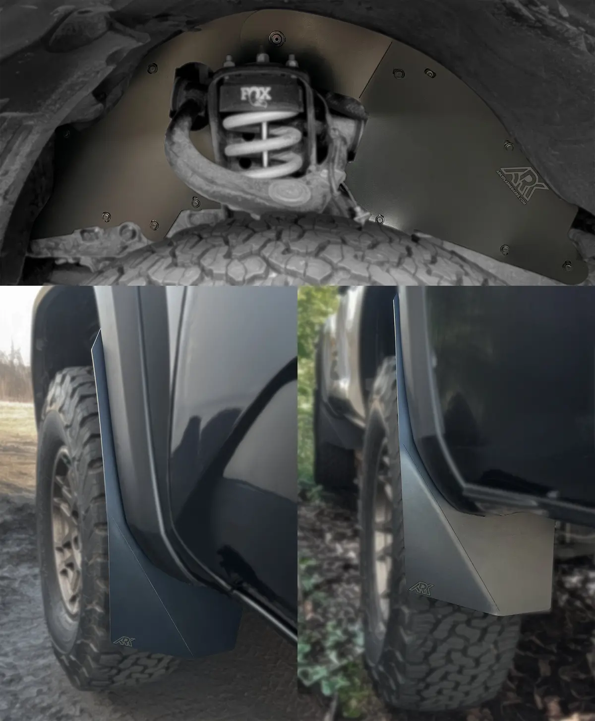 Ark - Trixpoly Splash Guards & Mudflap Micros - Toyota Tacoma (2016-2023) 1