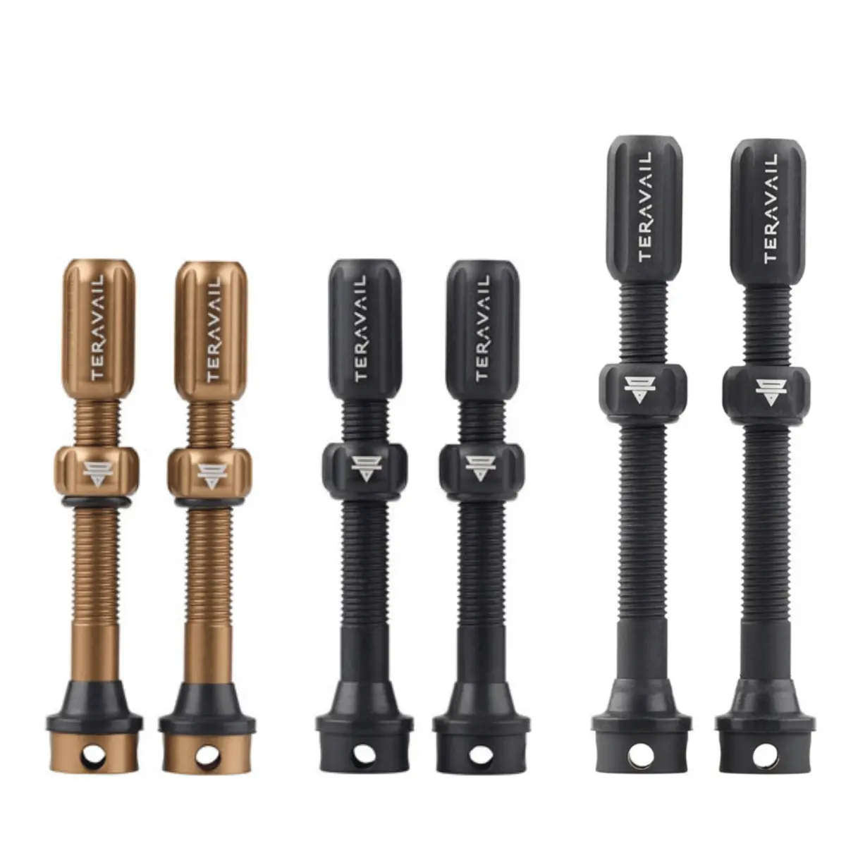 Teravail Alloy Tubeless Valves W/ Integrated Valve Core Tool 1
