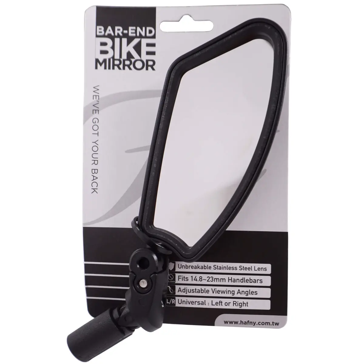 Hafny Hf-M800l-Fr05 Ss Lens Bar End Mirror (Left) 1