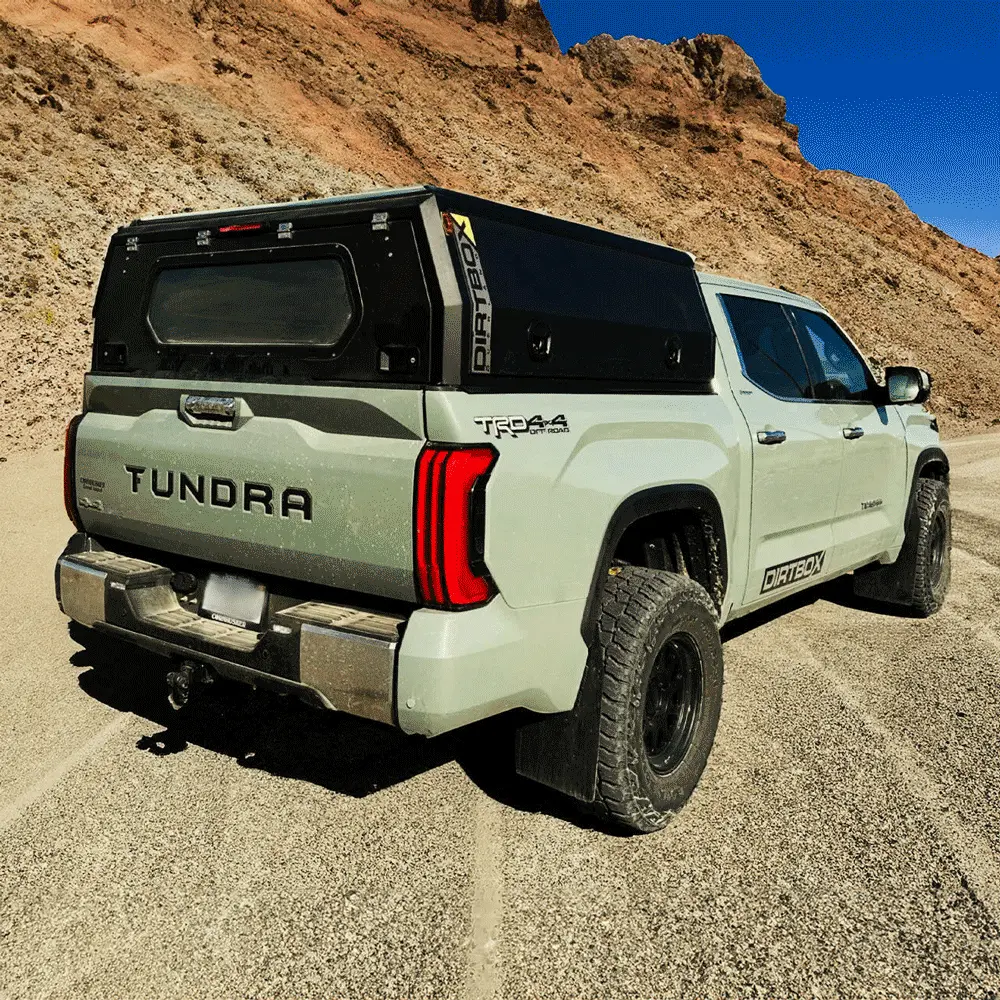 Dirtbox - Full Wing Truck Cap Topper & Overland Camper Shell For Work, Camping & Off-Road 1