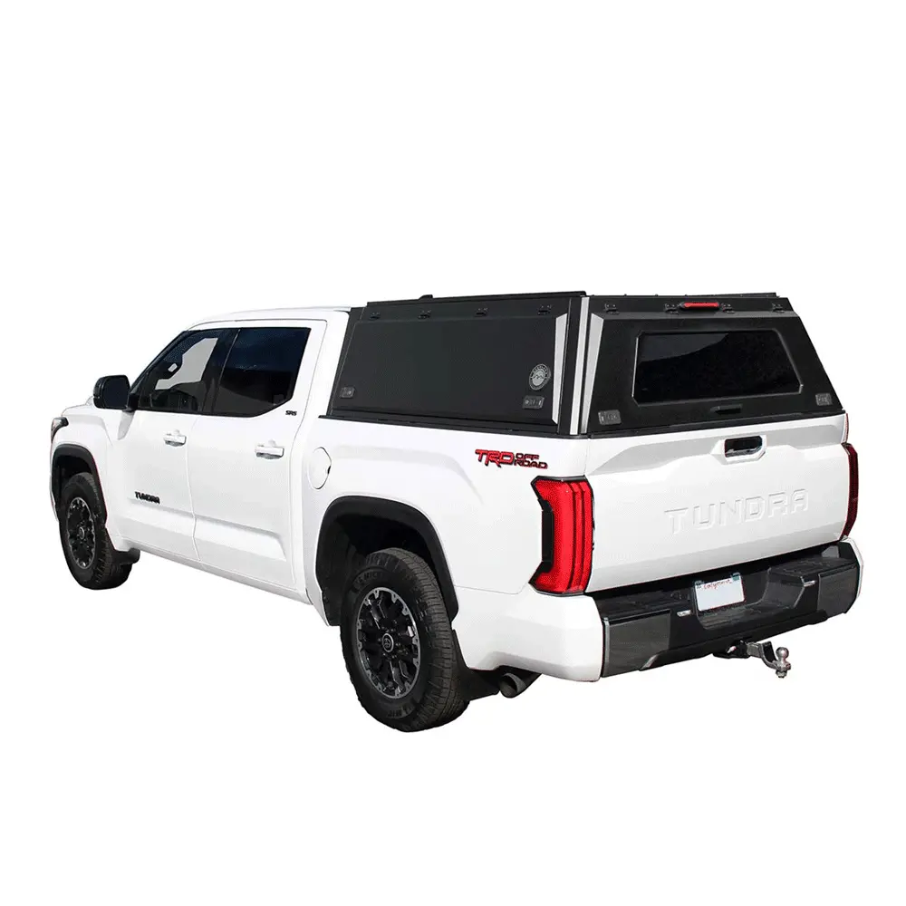 Overland Vehicle Systems - Expedition - Truck Cap With Full Wing Doors, Front & Rear Windows & 3Rd Brake Light 4