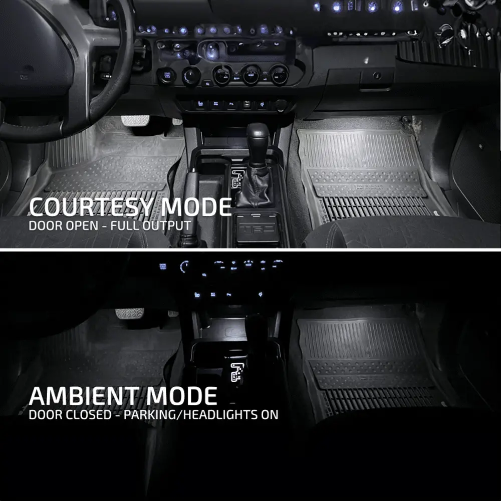 Vleds - Led Front Footwell Kit Dual Output - Toyota Tundra (2007-2021) 1