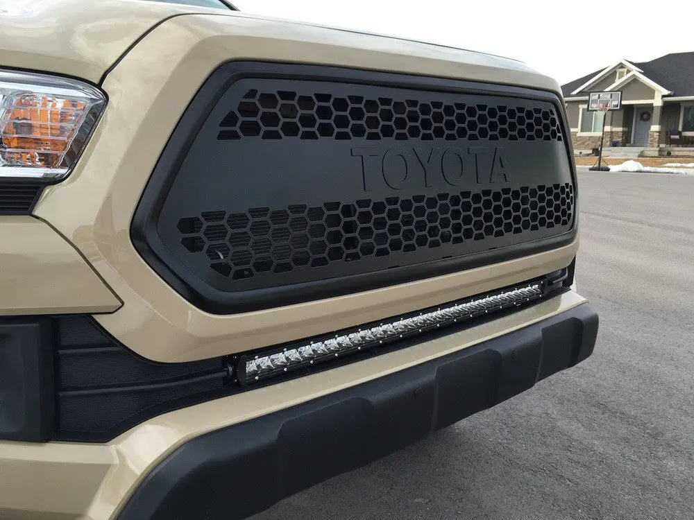 Cali Raised Led - 32" Lower Bumper Flush Slim Light Bar Kit - Toyota Tacoma (2016-2023) 1