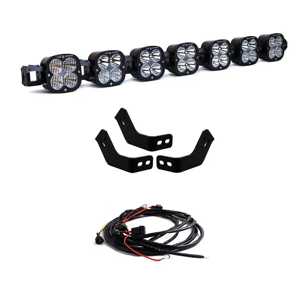 Baja Designs - Xl Linkable Roof Light Bar Kit For Prinsu/Sherpa Rack - Toyota Tacoma (2005-2022), 4Runner (2010-2022), Fj Cruiser (2007-2014), Tundra (2007-2021) 1