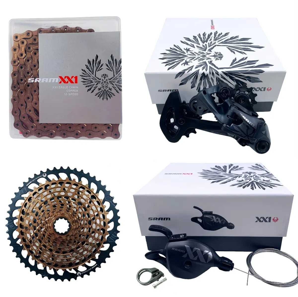 Sram Xx1 Eagle 12 Speed 4 Piece Trigger Shift Groupset 1