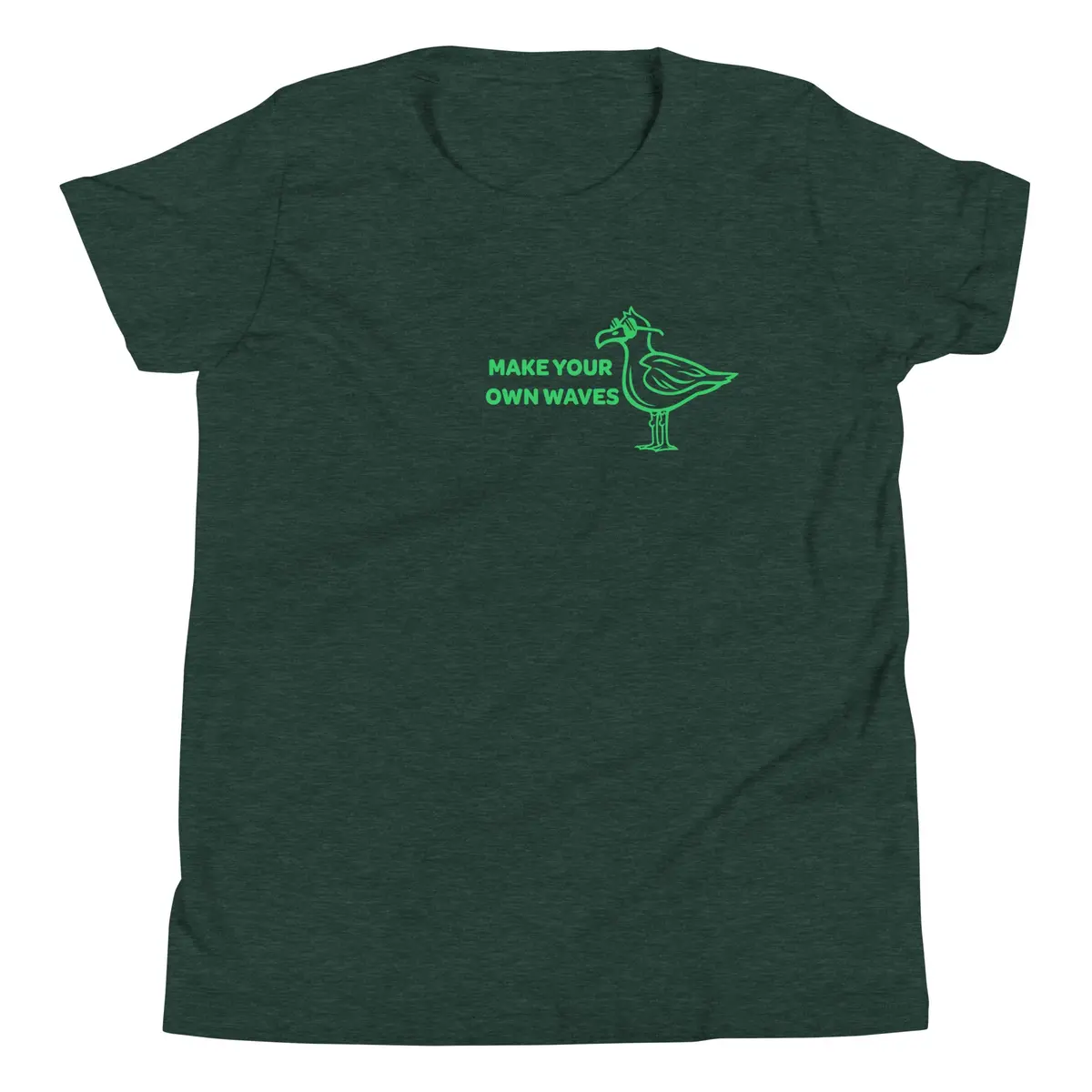 Waves Youth Short-Sleeve Cotton T-Shirt