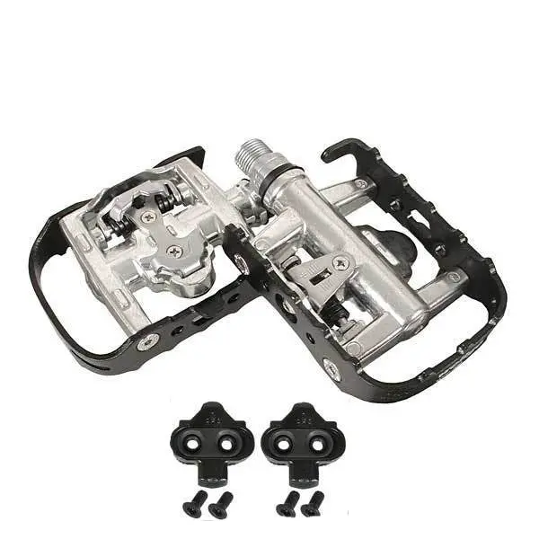 Wellgo Wpd-95B Spd Clipless &  Platform Pedals Black 1
