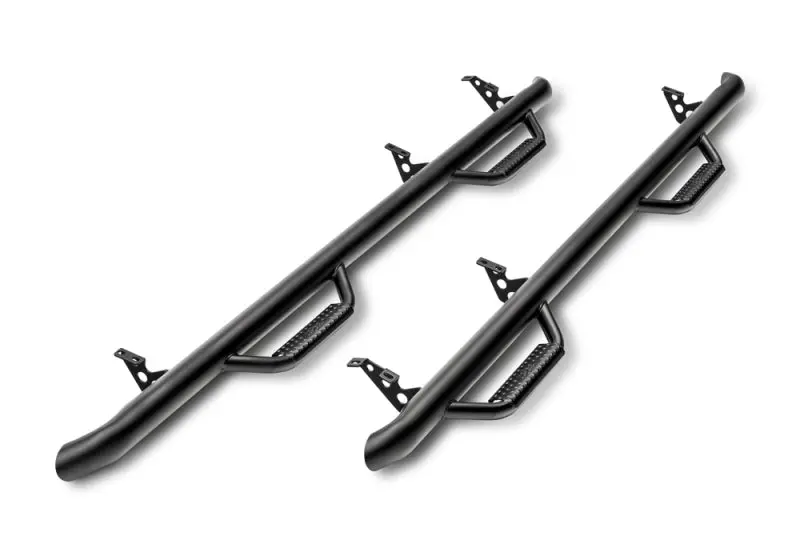 N-Fab Nerf Step Side Bars – 2016–2017 Toyota Tacoma Double Cab (6' Bed), Textured Black, 3" Width 1