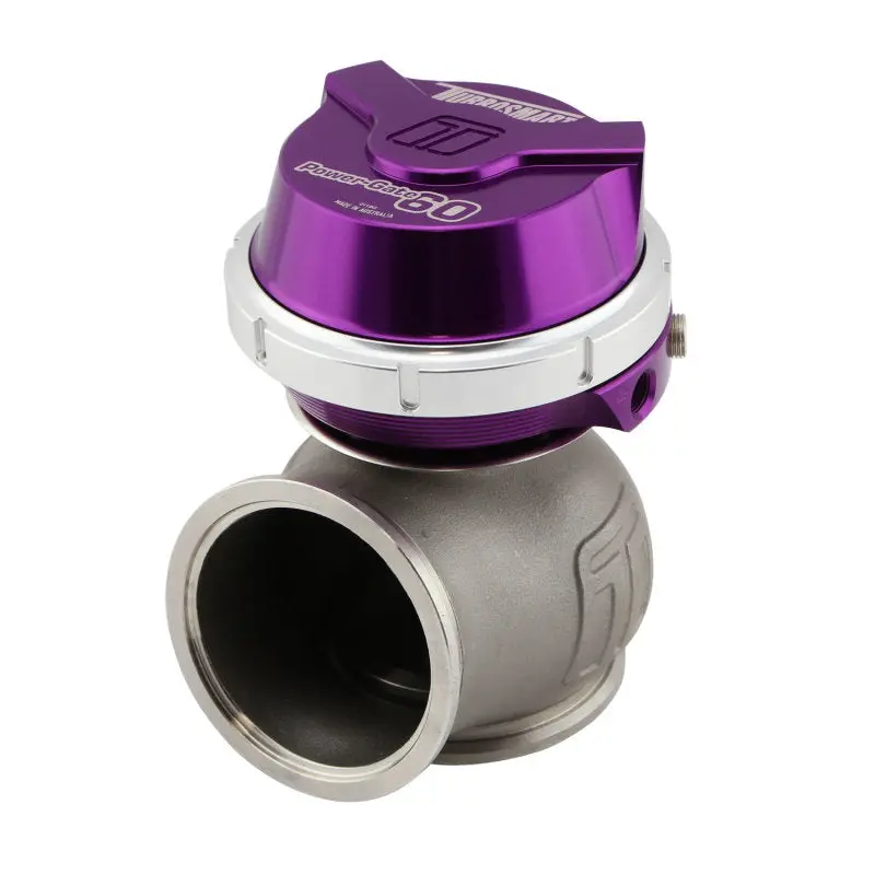 Turbosmart Power-Gate 60 Gen V Wastegate – 60Mm, 14 Psi Boost Control, Purple Anodized 1