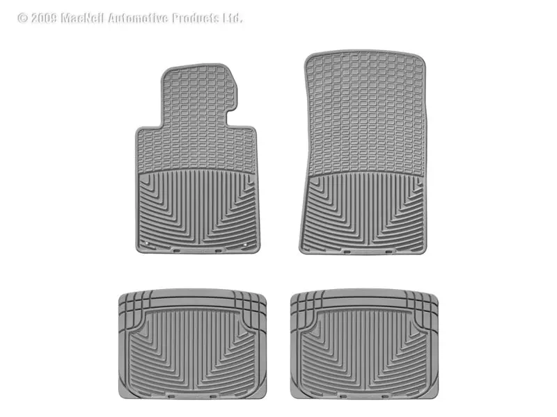 Weathertech Rear Rubber Floor Mats In Gray 1