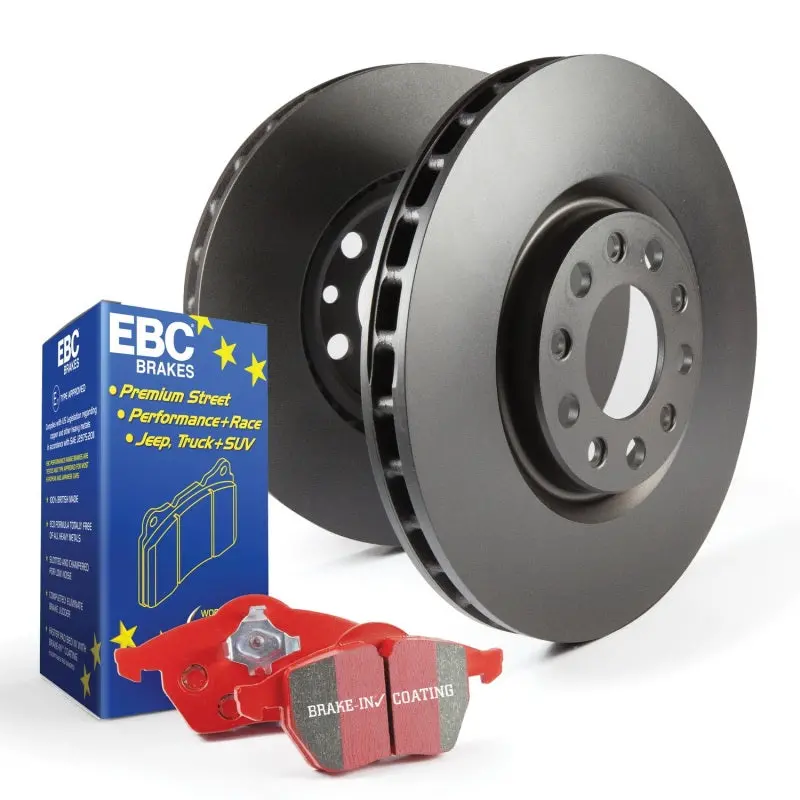 Ebc Redstuff High-Friction Brake Kit – Performance Pads And Rk Series Rotors 1