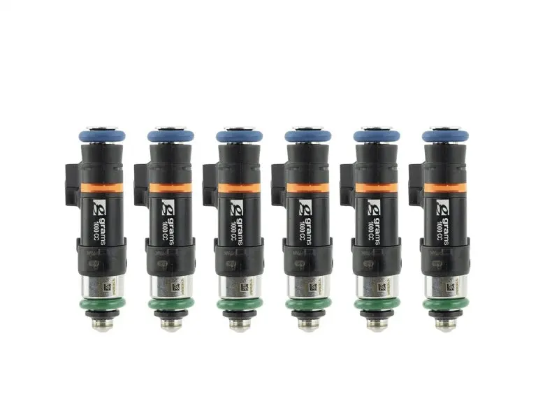 Grams Performance 550Cc Top-Feed Fuel Injectors For Nissan R32/R34 Rb26Dett Engines – 11Mm Fitment, Set Of Six 1