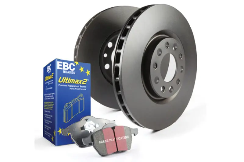 Ebc Ultimax S20 Brake Kit – Front & Rear Pads + Rk Drilled Rotors (Complete Axle Set) 1