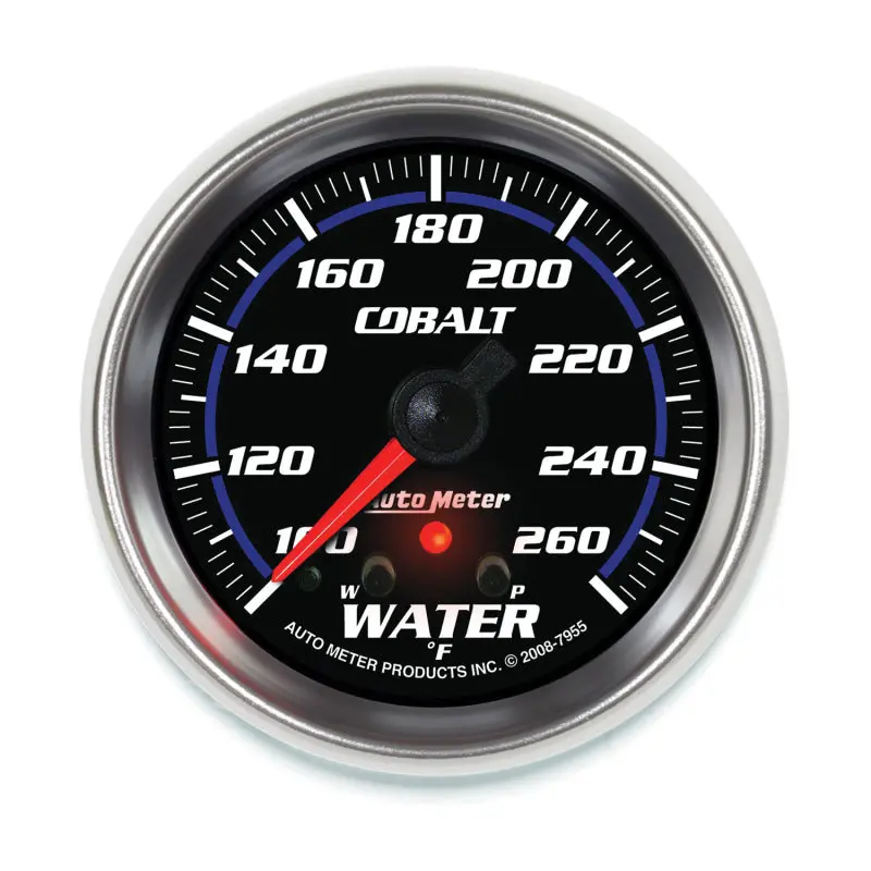 Autometer Cobalt 66.7Mm 100-260 Degree F Dsm Water Temperature Gauge 1