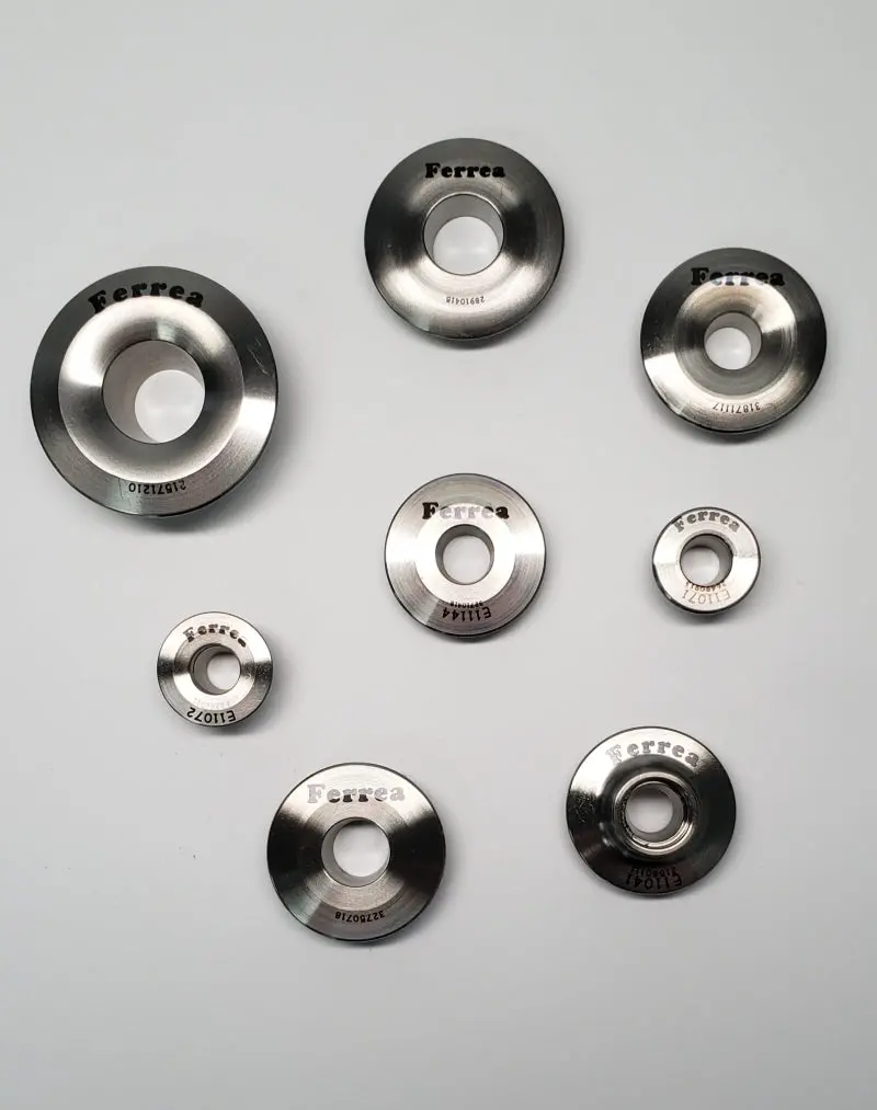 Ferrea Titanium Retainer Kit With Double Springs For Subaru Sti (6° Pro Cnc, Single Valve) 1