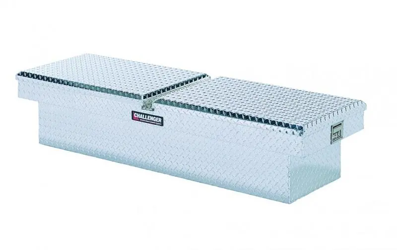 Lund Challenger Truck Tool Box For 2004–2010 Chevrolet Colorado Extended Cab – Gull-Wing Crossover Design, Bright Finish 1