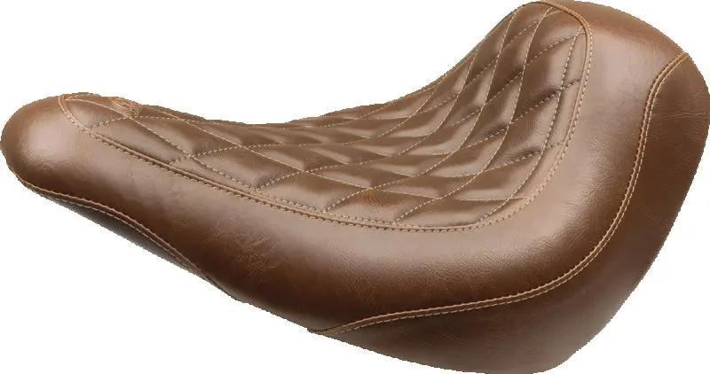 Mustang Solo Seat For Harley-Davidson Low Rider & Sport Glide – Diamond-Stitch Brown, 2018–2021 1