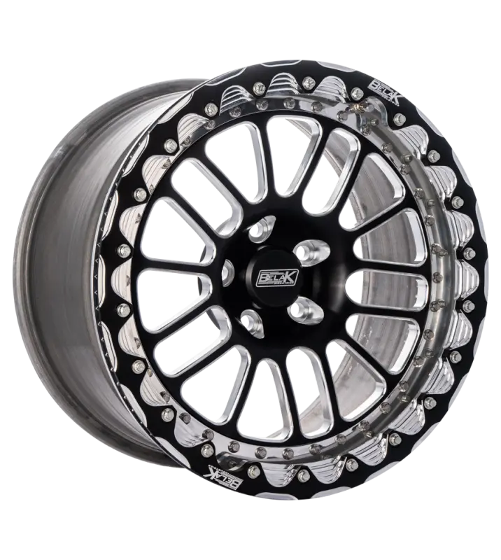 Belak Series 2 Single Beadlock Wheel – 17X11, 5X112 Bolt Pattern, 7.25" Backspace, Low Pad Design 1