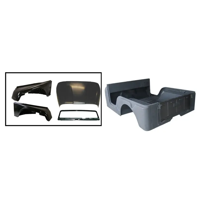 Omix-Ada Steel Replacement Body Panel Kit – 1976–1983 Jeep Cj-5 1
