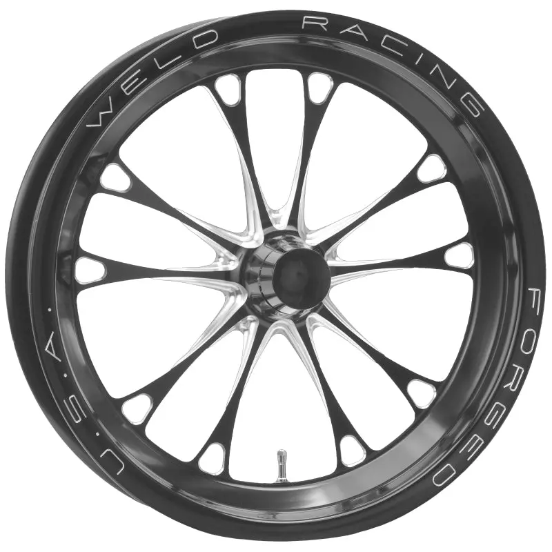 Weld V-Series 15X3.5 Non-Beadlock Black Racing Wheel – Compatible With Strange Spindle Mt, 1.75" Backspace 1