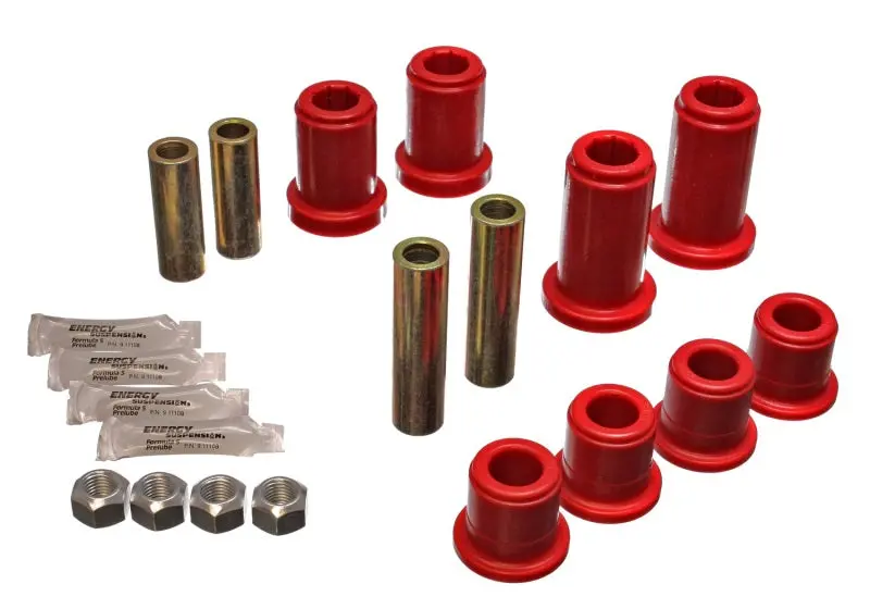 Energy Suspension Red Control Arm Bushing Kit For 2001–2006 Gm Silverado & Sierra 2500Hd (2Wd/4Wd) 1