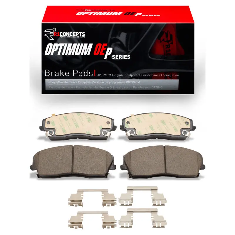 R1 Optimum Front Brake Pad And Hardware Kit For 2005–2023 Chrysler 300 1