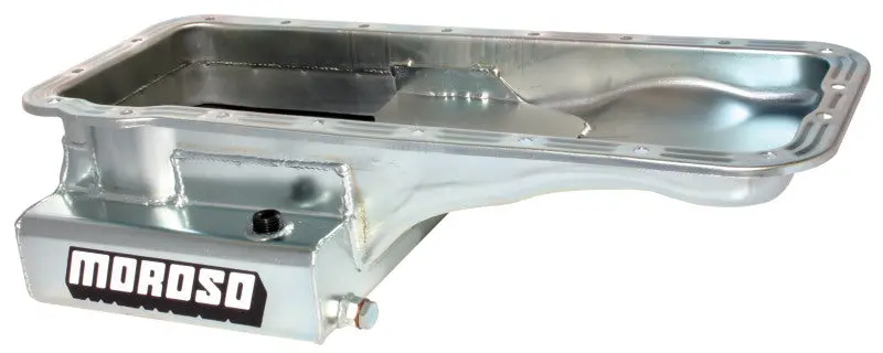 Moroso Steel Oil Pan – 8-Quart Wet Sump, 6" Depth, Designed For Ford Fe 352–428 Engines With Front Sump 1