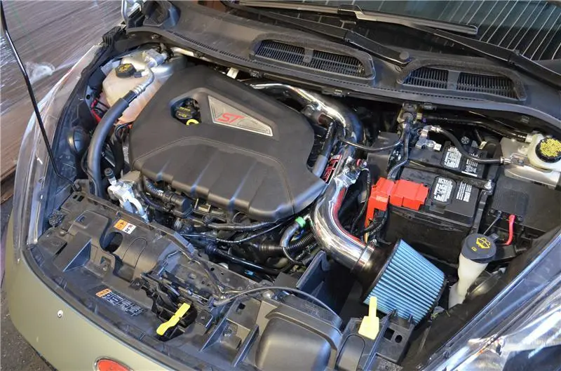 Injen Polished Short Ram Intake For 2014 Ford Fiesta St – 1.6L Turbocharged 4-Cylinder W/ Mr Tech 1