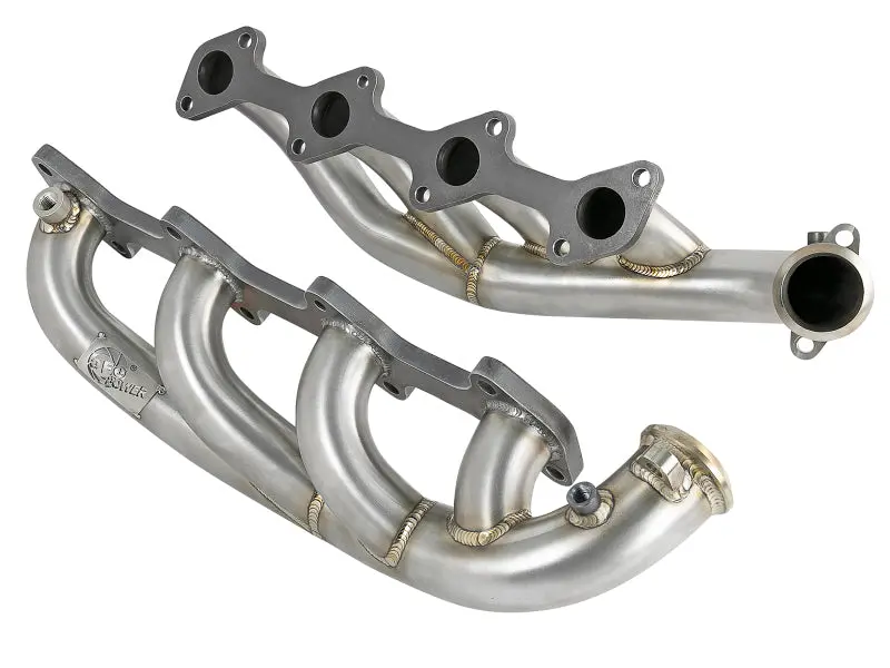 Afe Twisted Steel 1.75-2In 304 Ss Headers 03-07 Ford Diesel Trucks V8-6.0L (Td) 1