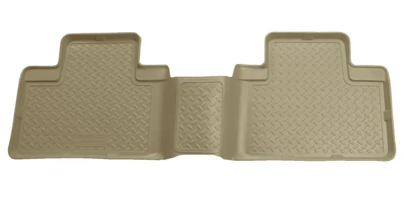 Husky Liners Classic-Style Floor Mats – 2000–2005 Ford Excursion (2Nd Row, Tan) 1
