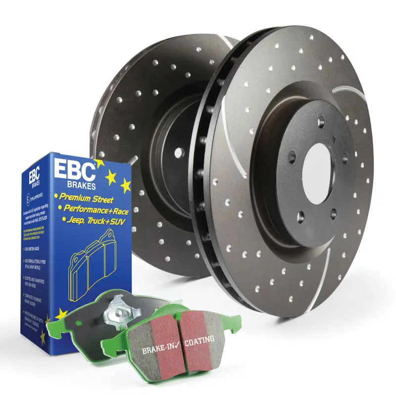 Ebc Greenstuff Street-Oriented Brake Kit – Front Pads & Gd Series Rotors (S10 Series) 1
